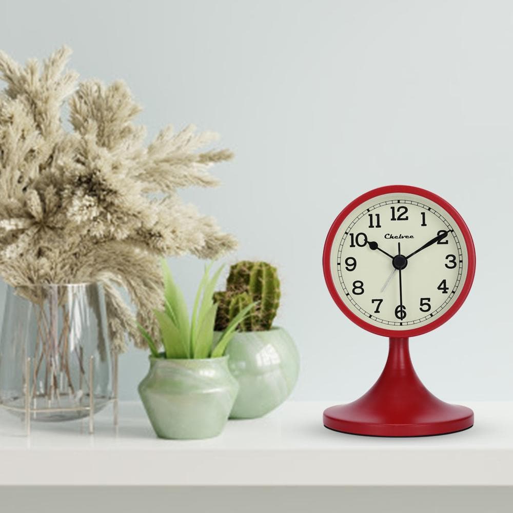 Metal Alarm Clock with Removable Stand