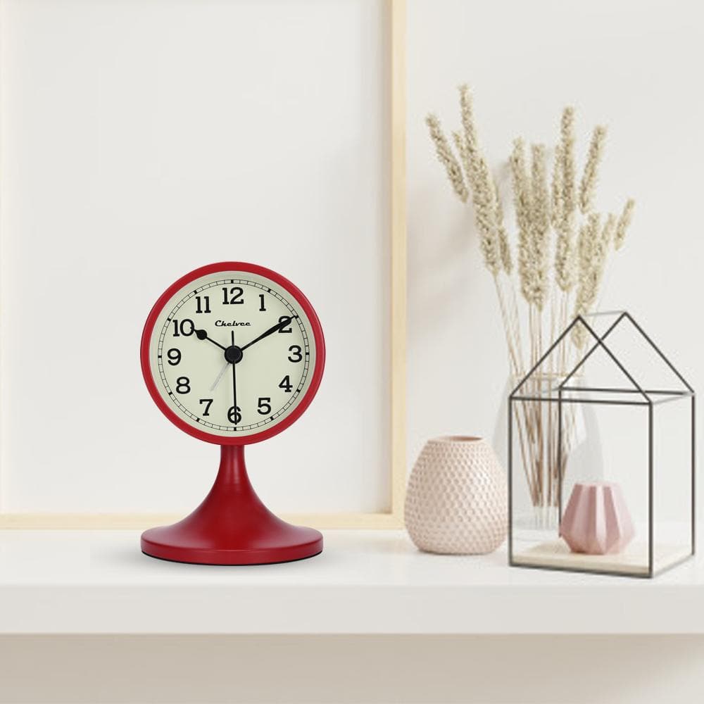 Metal Alarm Clock with Removable Stand