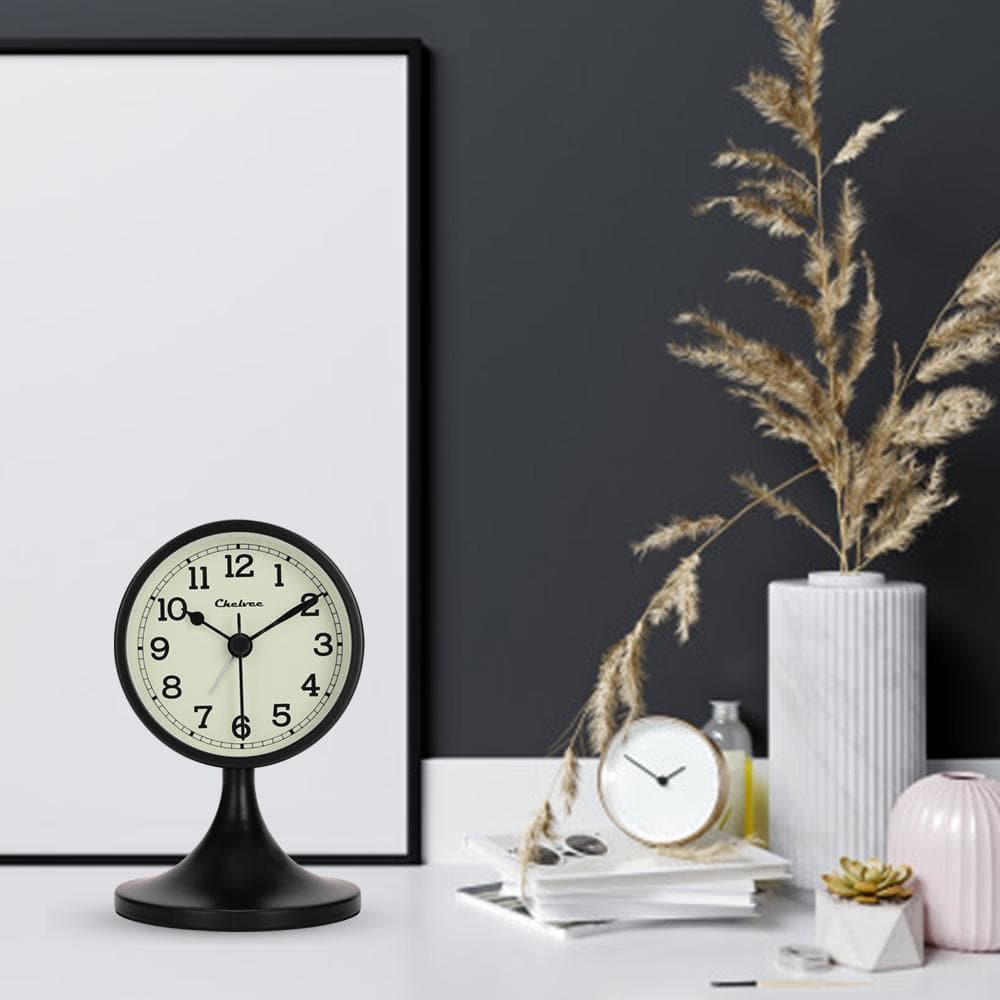 Metal Alarm Clock with Removable Stand