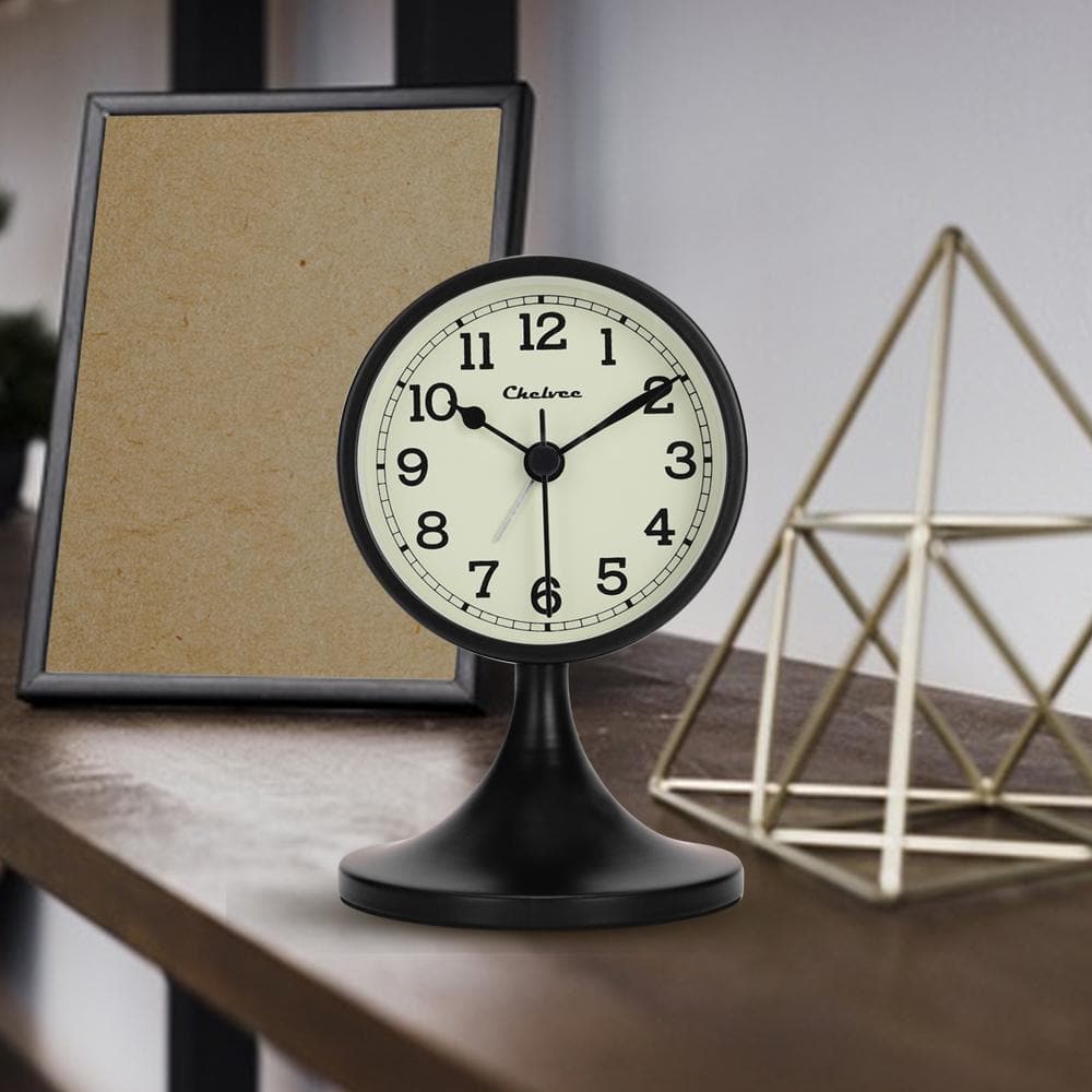 Metal Alarm Clock with Removable Stand
