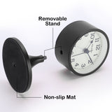 Metal Alarm Clock with Removable Stand