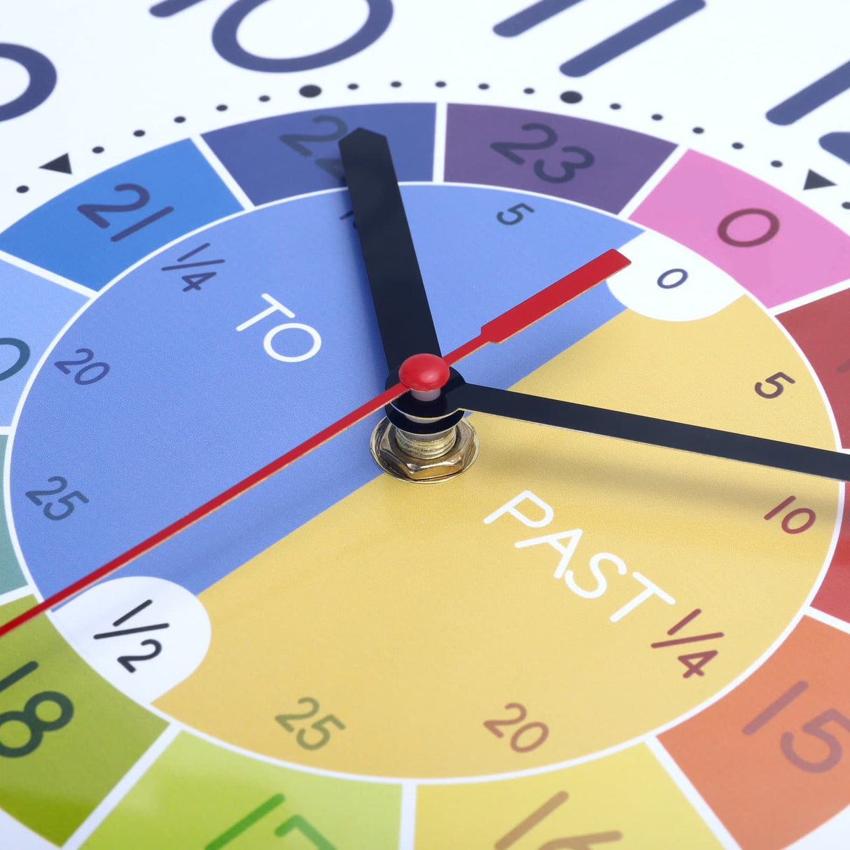 Rainbow Kids Wall Clock