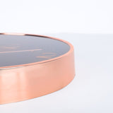 Rose Gold 3D Numerals Wall Clock