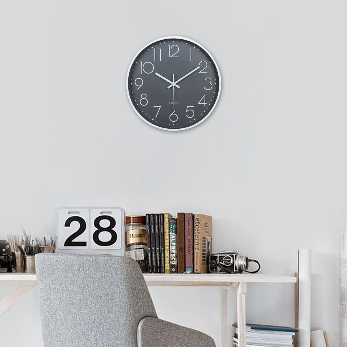 Classic 3D Numerals Wall Clock