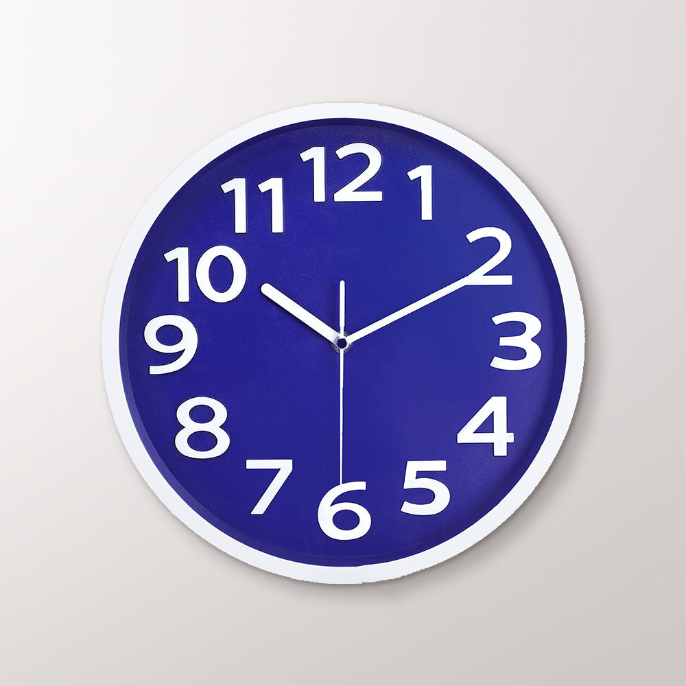 3D Large Numerals Wall Clock