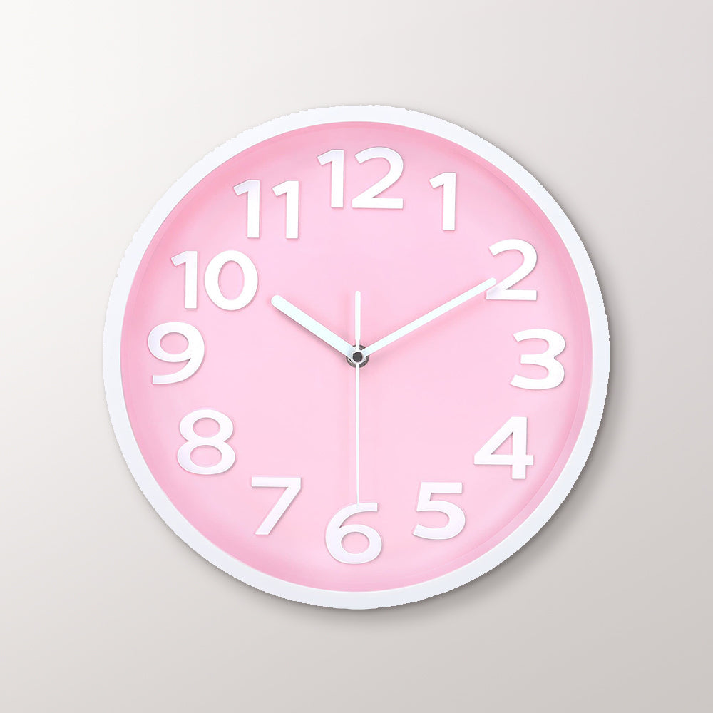 3D Large Numerals Wall Clock