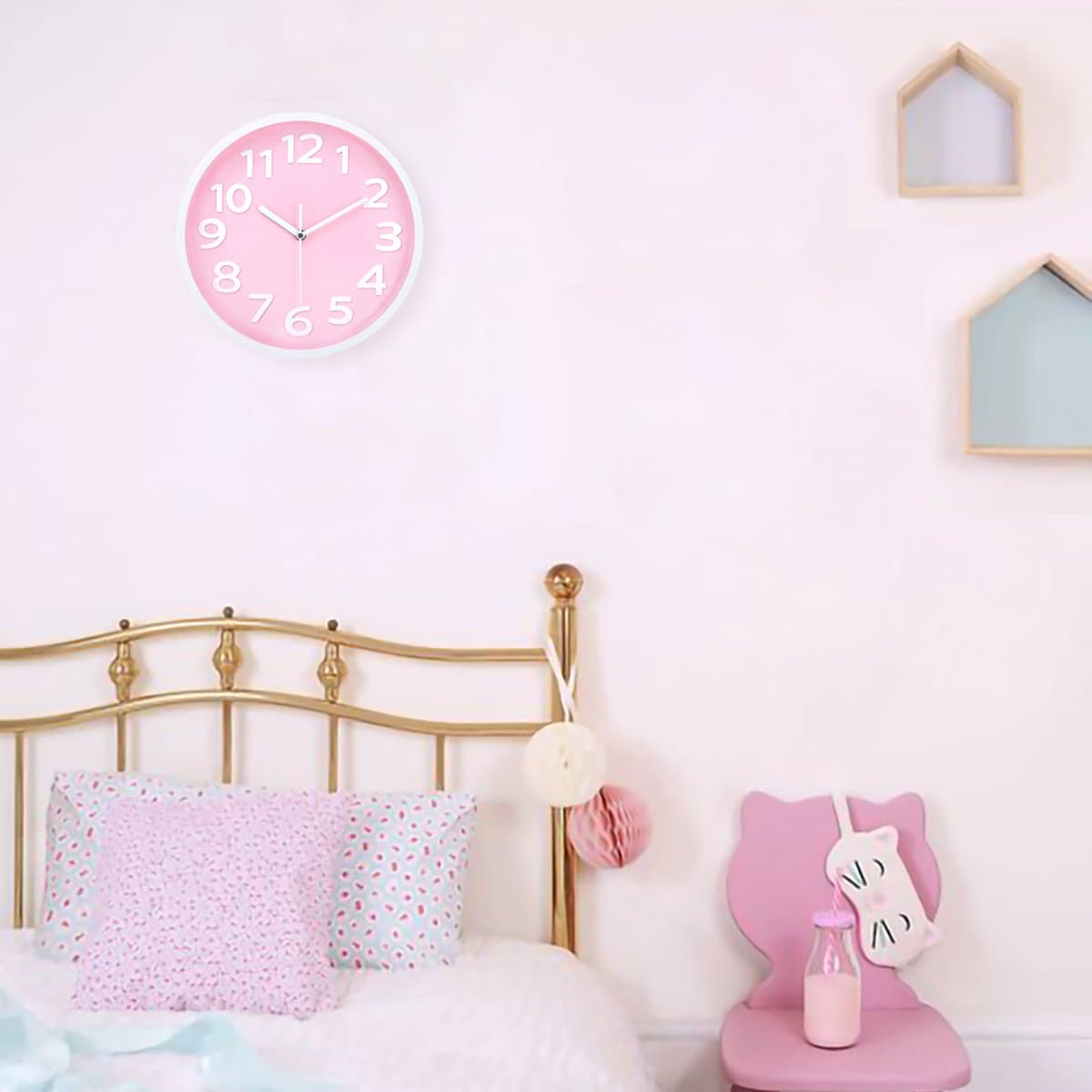 3D Large Numerals Wall Clock