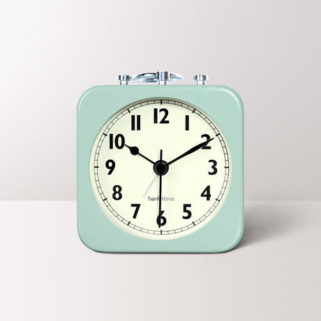 Square Metal Travel Alarm Clock