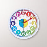 3D Numerals Rainbow Kids Wall Clock