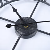 Large Industrial Skeleton Wall Clock