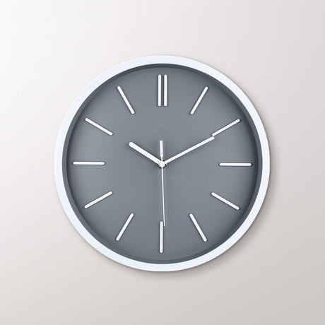 Minimalist 3D Tick Marks Wall Clock