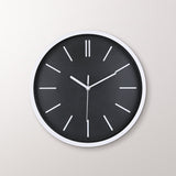 Minimalist 3D Tick Marks Wall Clock