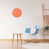 Minimalist 3D Tick Marks Wall Clock