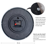 Minimalist 3D Tick Marks Wall Clock