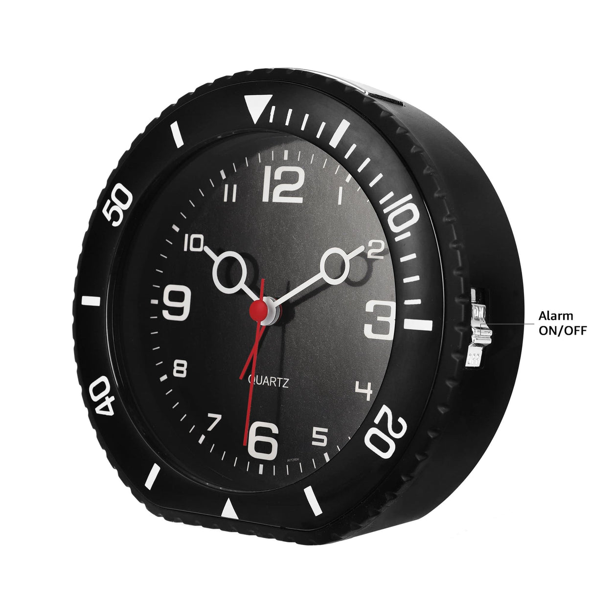 Modern Round Silent Alarm Clock