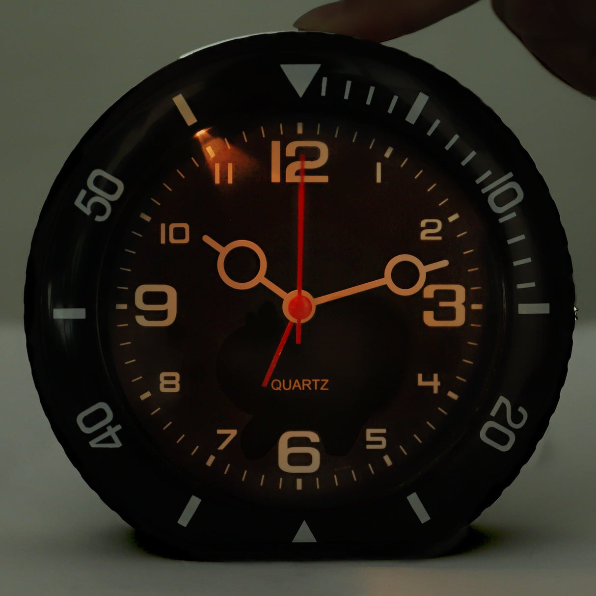 Modern Round Silent Alarm Clock