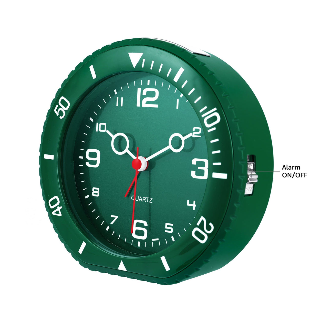 Modern Round Silent Alarm Clock