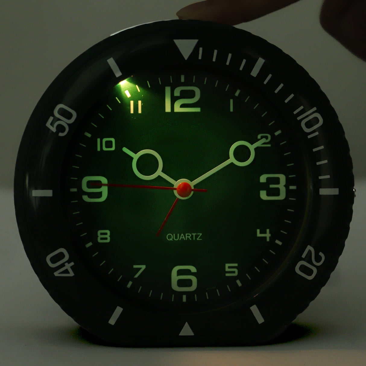 Modern Round Silent Alarm Clock