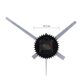 Vintage Wood Grain Gears Clock