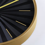 Modern Silent Golden Wall Clock