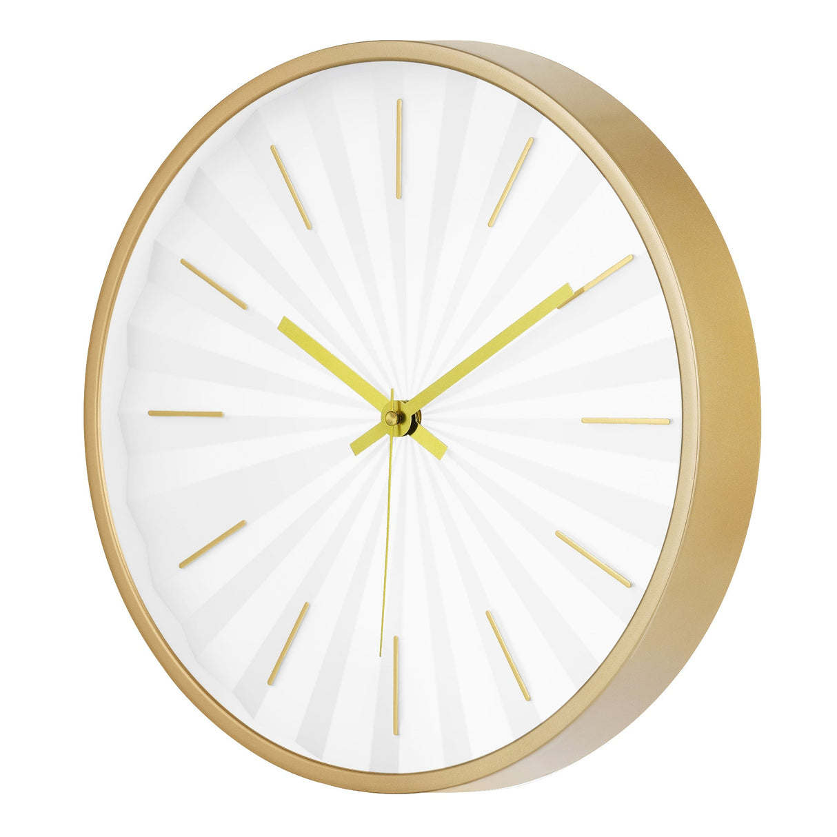 Modern Silent Golden Wall Clock