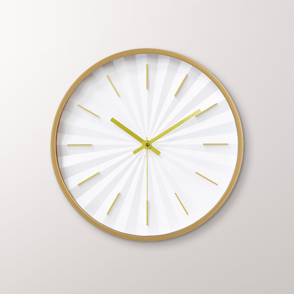 Modern Silent Golden Wall Clock