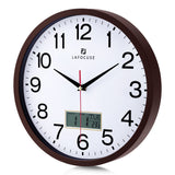 Modern Dark Brown Wall Clock