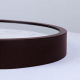 Modern Dark Brown Wall Clock