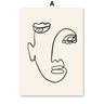 Abstract Faces Canvas