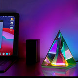 Acrylic Rgb Pyramid Lamp