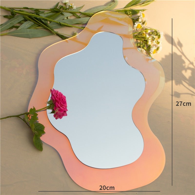 Aesthetic Acrylic Flower Mirror