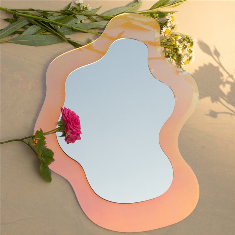 Aesthetic Acrylic Flower Mirror