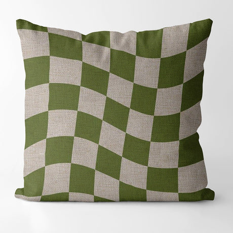 Aesthetic Colorful Checkerboard Pillow Case