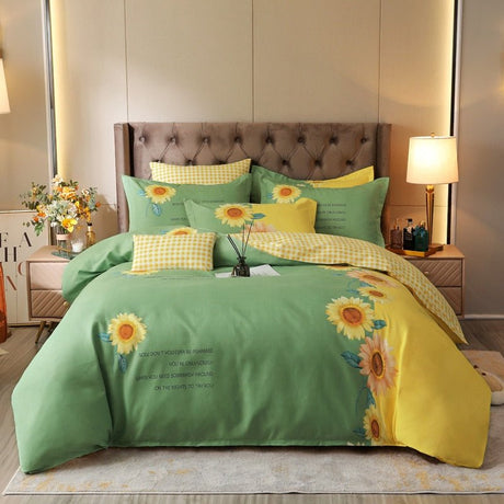 Aesthetic Flowers Bedding Set