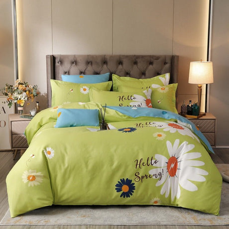 Aesthetic Flowers Bedding Set