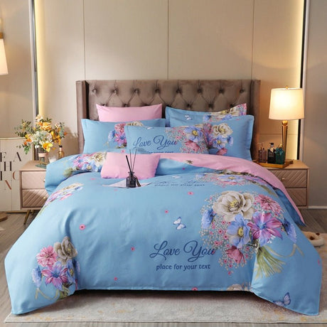 Aesthetic Flowers Bedding Set