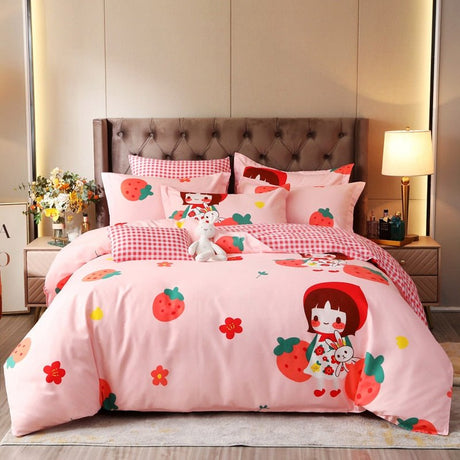 Aesthetic Flowers Bedding Set