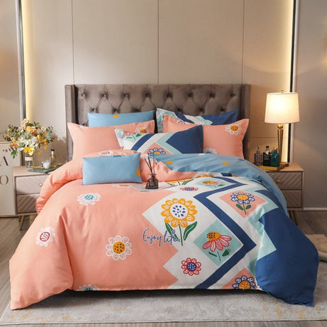 Aesthetic Flowers Bedding Set