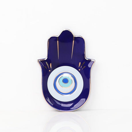 Aesthetic Hamsa Ceramic Plates