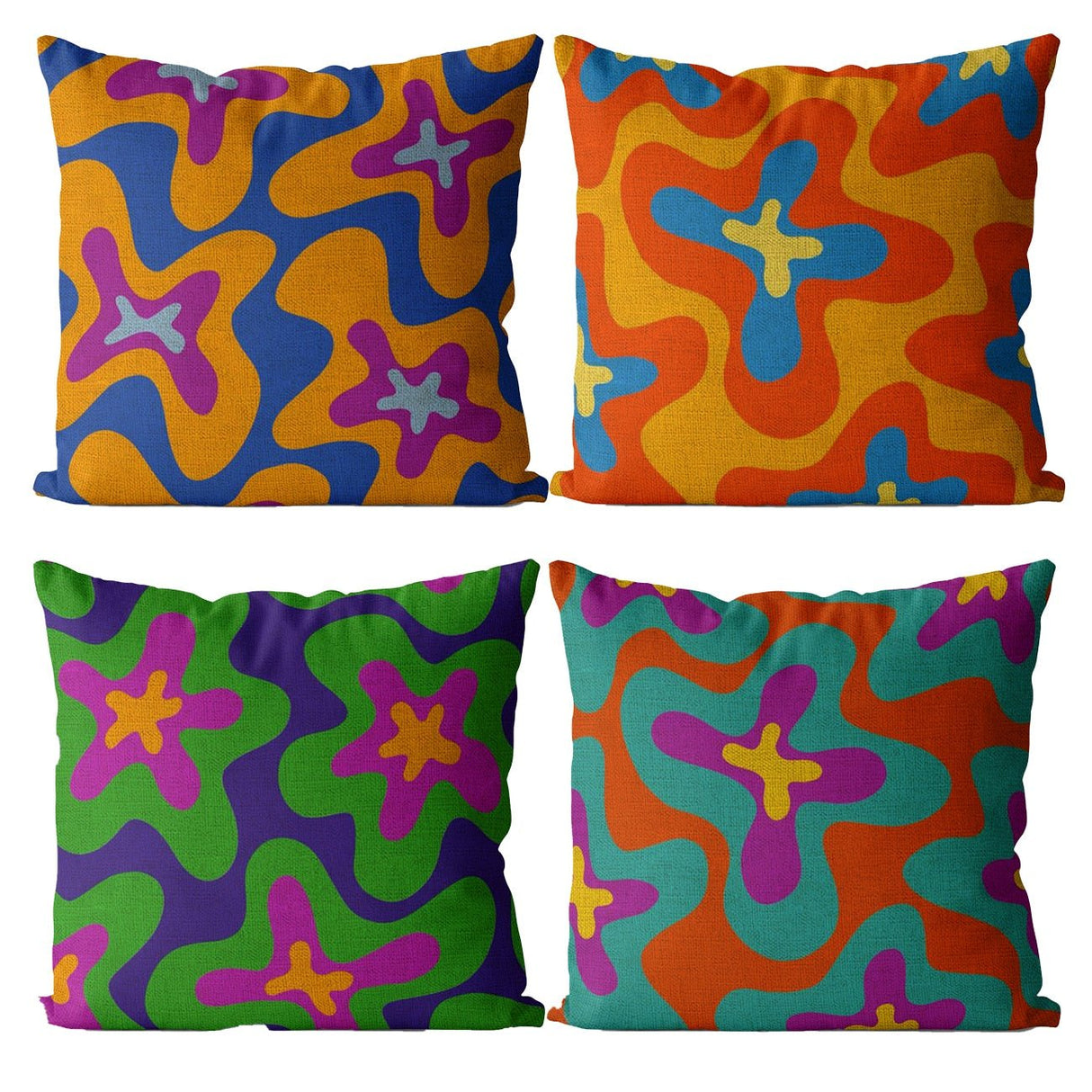 Aesthetic Psychedelic Pattern Pillow Case