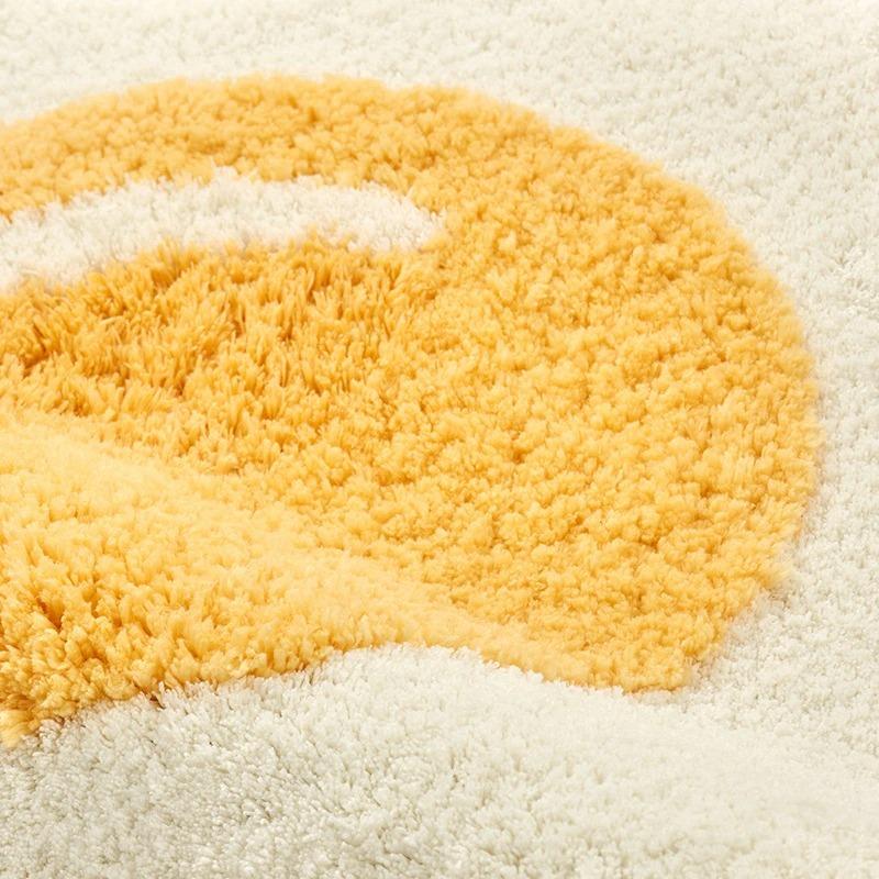 Fried Egg Accent Rug