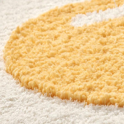 Fried Egg Accent Rug