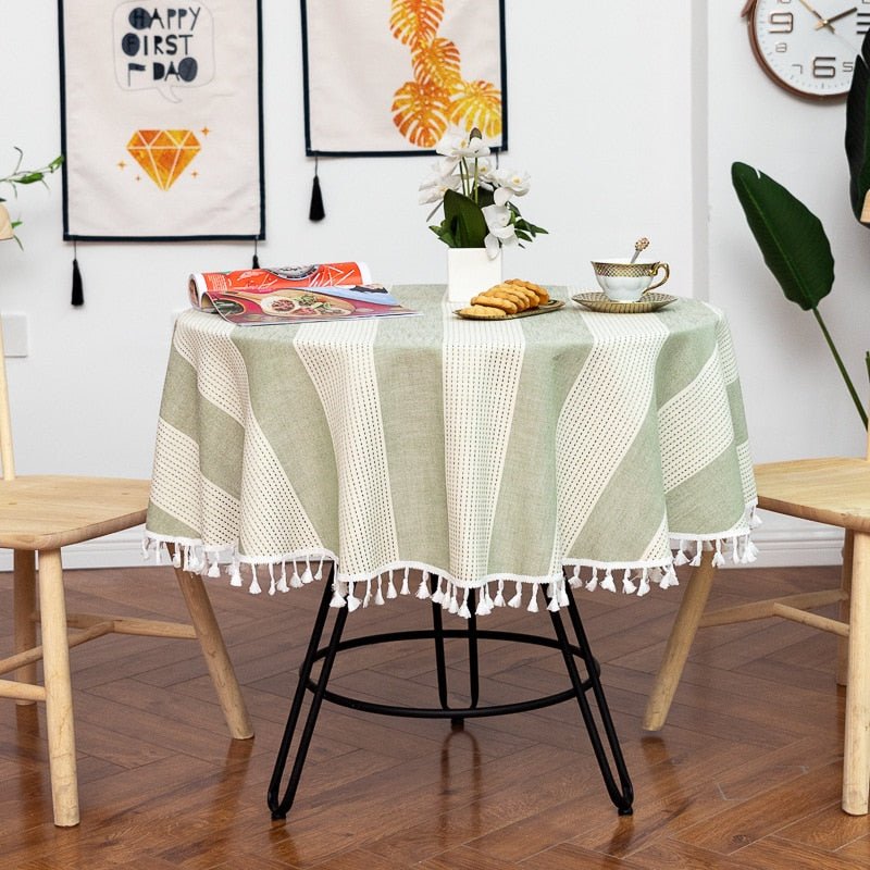 Aesthetic Round Banquet Tablecloth