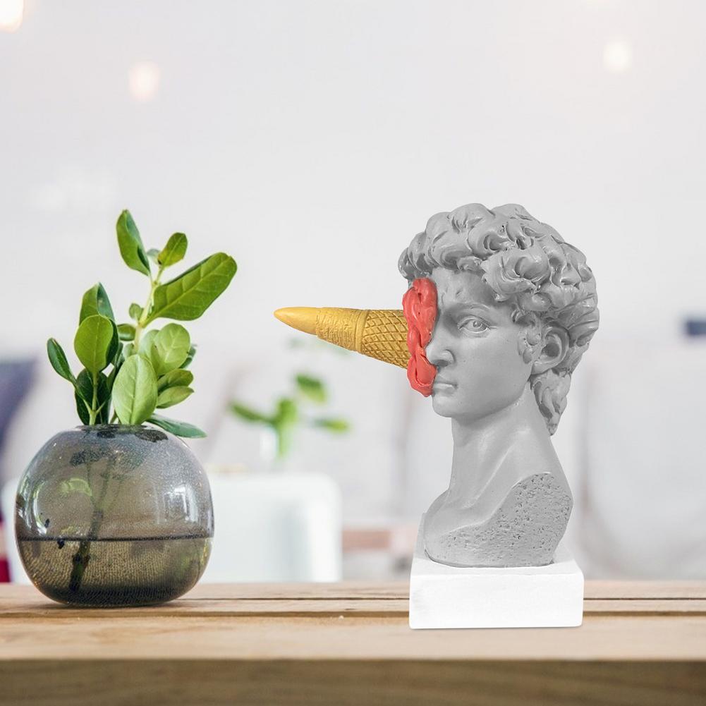 Aesthetic Statue David And Ice Cream