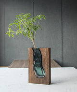 Allister Wood and Glass Vases