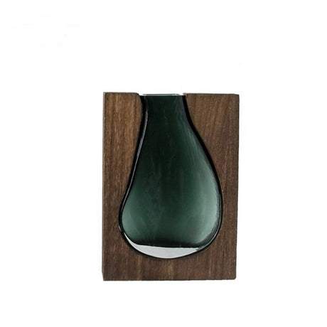 Allister Wood and Glass Vases