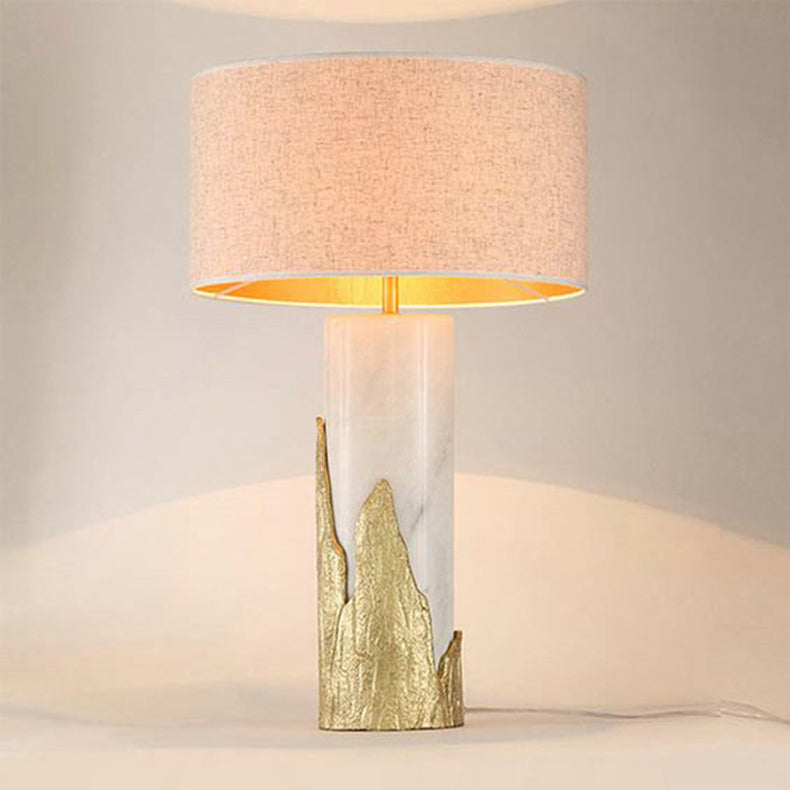 amber table lamp