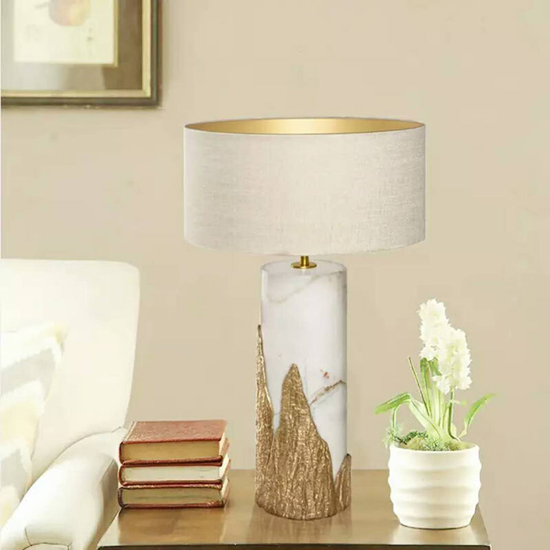 amber table lamp