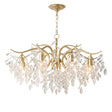 antique brass crystal chandelier