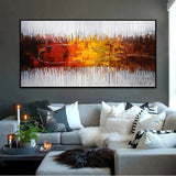 Art on Fire Hand Painted Canvas